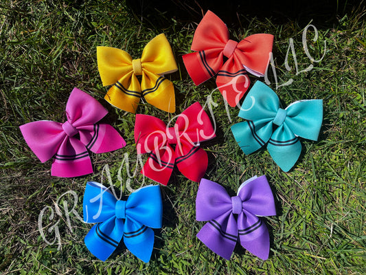 Crayon Bows